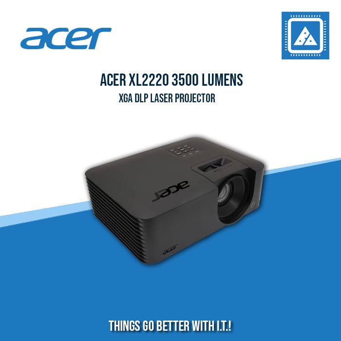 ACER XL2220 3500 LUMENS XGA DLP LASER PROJECTOR ACER XL2220 3500 LUMENS XGA DLP LASER PROJECTOR